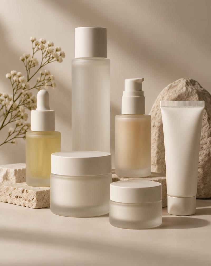 Beauty product staged for wholesale distribution